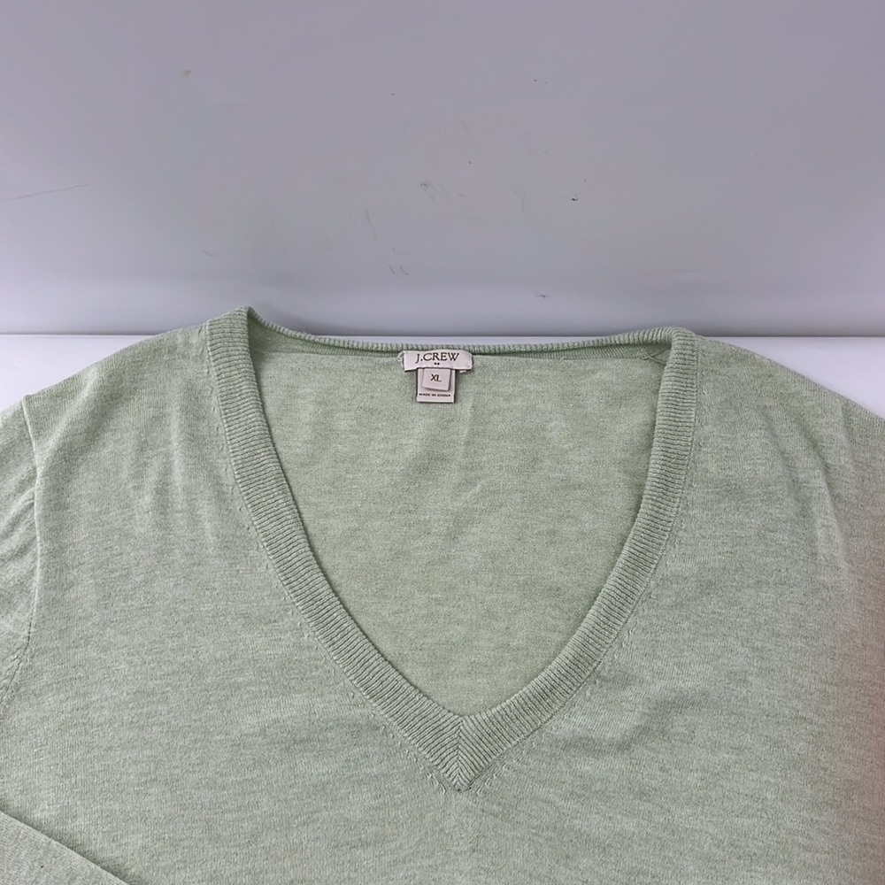 J. Crew V-Neck Cotton Sweater - Picture 5 of 10
